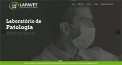 Desktop Screenshot of lapavet.com.br