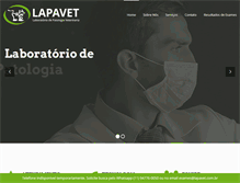 Tablet Screenshot of lapavet.com.br